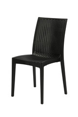 Стул плетеный черный
