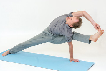 Yoga asanas.