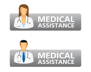 Medical assistance request buttons