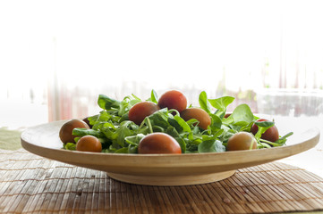 salad with cherry tomatoes