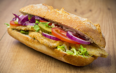 Bocadillo de pollo
