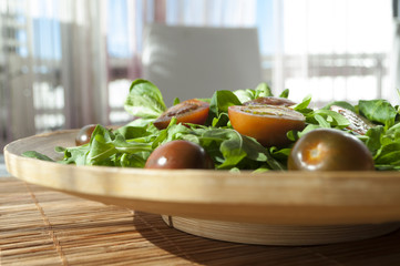 salad with cherry tomatoes