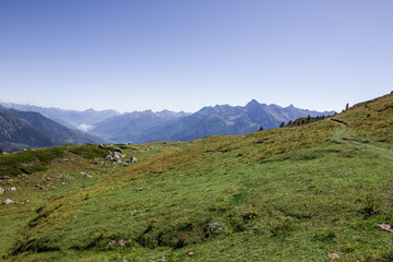 Fototapeta na wymiar Panorama di montagna