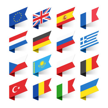 Flags of the World, Europe, set 1