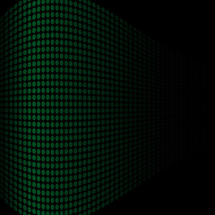 Carbon fibre surface with holes over studio light background