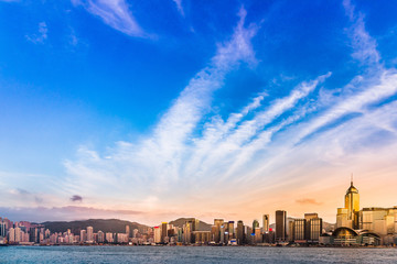 Obraz premium Hong Kong city scenes
