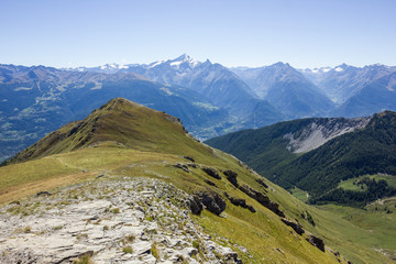 Fototapeta premium In cima alla montagna