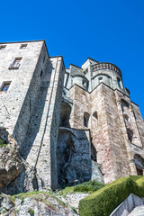The facade of the Sacra di San Michele, Turin