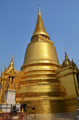 Golden pagoda in Grand Palace, Bangkok, Thailand