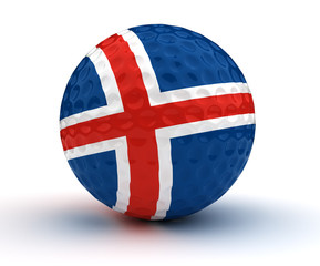 Obraz premium Icelandic Golf Ball