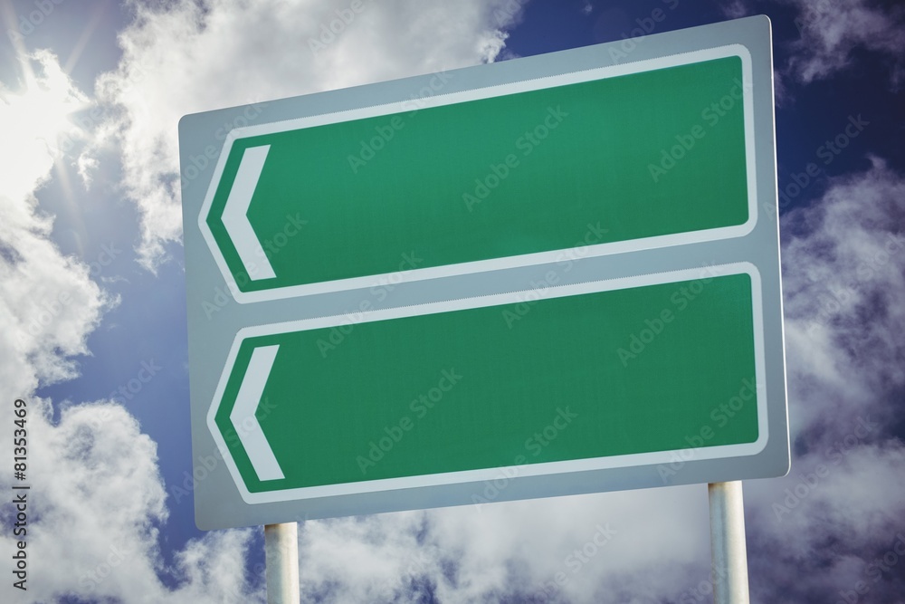 Poster Signpost arrows with copy space