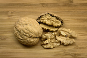 Walnuts on Wood
