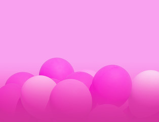 Background gradient pink balloons