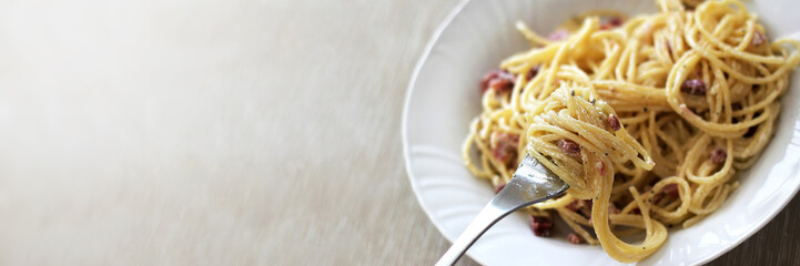 Pasta horizontal banner