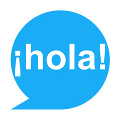 Icono texto ¡hola! © teracreonte