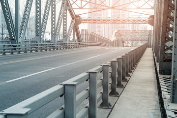 Road on the bridge