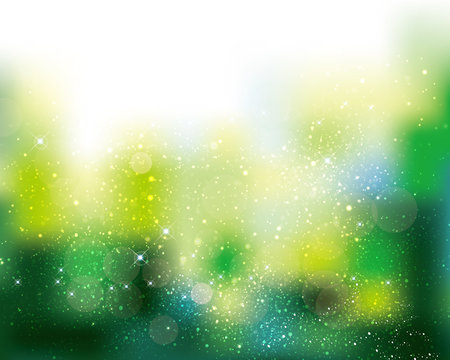 green background
