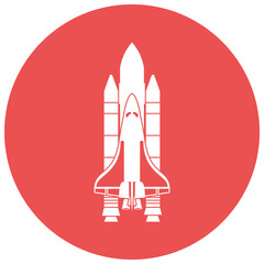 Naklejka premium Space Shuttle