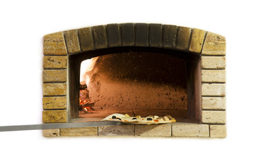 Traditional pizza oven