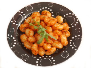Gnocchisv in Tomatensauce