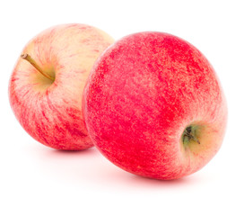 Red apple isolated on white background cutout
