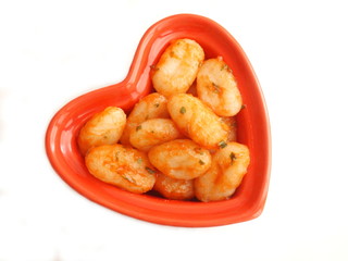Gnocchisv in Tomatensauce