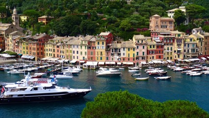 Fototapeta na wymiar Village de Portofino - Italie