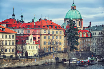 Prague, Czech Republic, aerial view