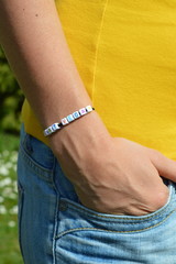 Bracelet 'eat vegan'