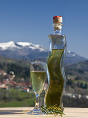 Obraz premium la bottiglia di liquore