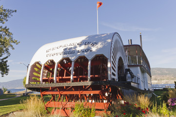 Historic paddle wheeler