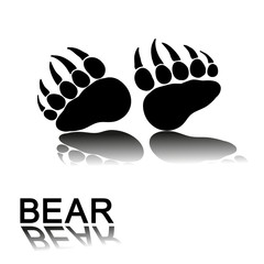bear paw prints