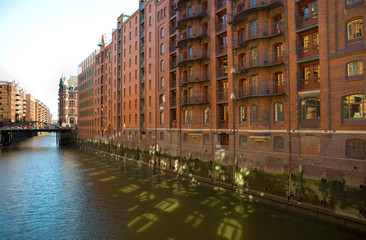 Naklejka premium Speicherstadt - Hamburg