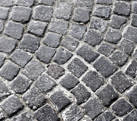 Detail of an old italian street texture