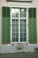 Fenster Gebäude im Park Wilhelmshöhe, Kassel