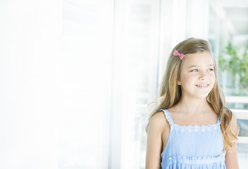 Beautiful blonde girl