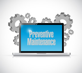 preventive maintenance computer technology sign