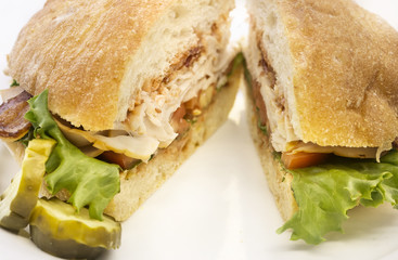 BLT Bacon lettuce tomato sandwich