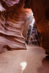 Light Shafts or Beams Antelope Canyon Arizona