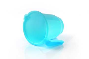 Plastic measuring jug