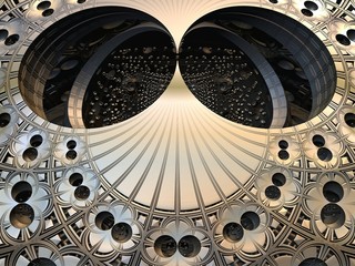 Computer rendered virtual scenery