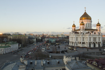 landscape Moscow city, Moscow, Russia