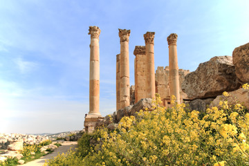 Ruins of the ancient Jerash, in modern Jordan