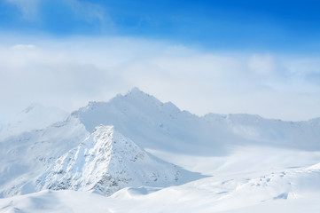 Winter mountains