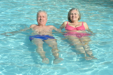 Senior couple relaxing 