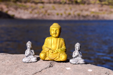 One Ancient Buddha Statue