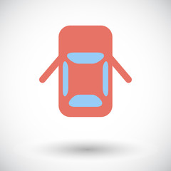 Car flat icon.