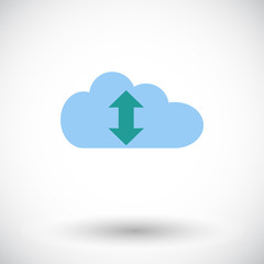 Obraz premium Cloud computing icon
