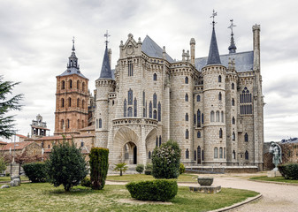 Fototapeta na wymiar Astorga Epsiscopal Palace