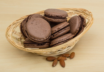Chocolate macaroons